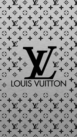 Embossed Pattern Louis Vuitton Phone Wallpaper