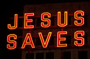 Embrace Salvation With Jesus Wallpaper