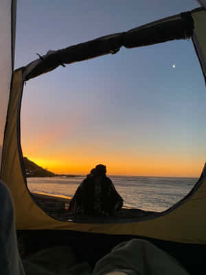 Embrace Simplicity - Minimalist Camping Wallpaper