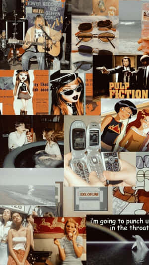 Embrace The 90's Vibe With Baddie Vintage Aesthetic Wallpaper