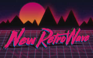 Embrace The 90's Vibe With This Colorful Vintage Retro Aesthetic Wallpaper. Wallpaper