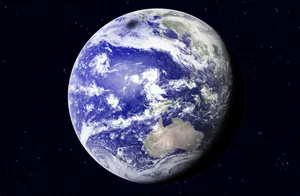 Embrace The Beauty Of Blue Planet Wallpaper