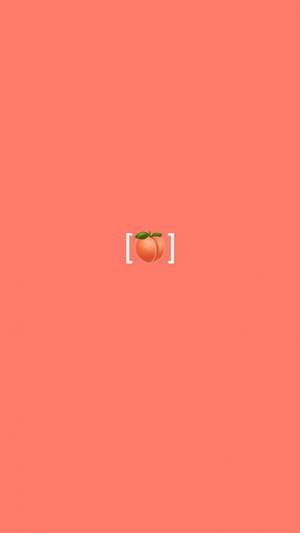 Embrace The Calming Ambience Of Peach Color Aesthetic. Wallpaper