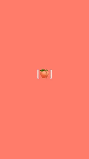 Embrace The Calming Ambience Of Peach Color Aesthetic. Wallpaper