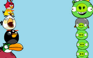 Embrace The Cuteness - Kawaii Bird Perched Quietly Wallpaper