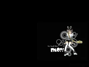 Embrace The Darkness - Dark Emo Aesthetic Wallpaper