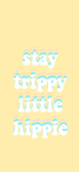 Embrace The Free-spirited Vibes With A Vibrant Hippie Aesthetic Wallpaper