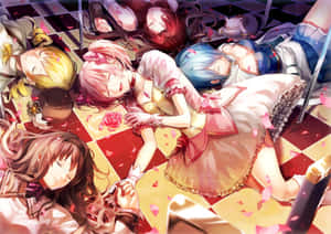 Embrace The Future With Puella Magi Madoka Magica Wallpaper