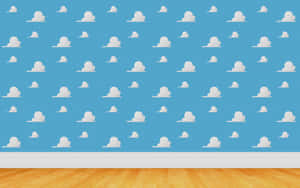 Embrace The Joy Of Childhood With Toy Story Cloud Wallpaper