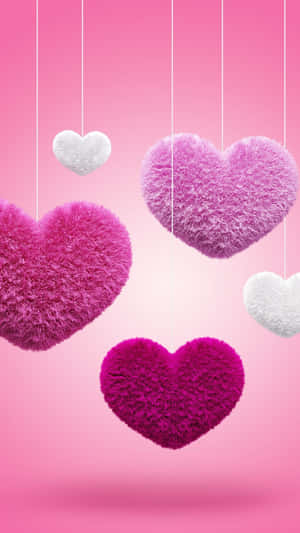 Embrace The Pink Love Wallpaper