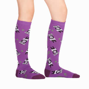Embrace The Purple Sock Vibe Wallpaper