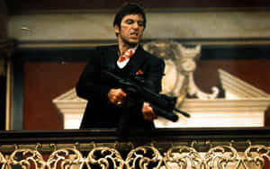 Embrace The Rise Of Tony Montana Wallpaper