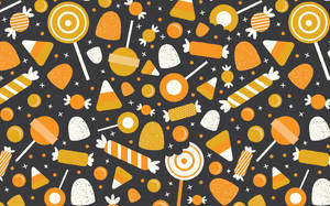 Embrace The Sweetness Of Autumn - Cute Fall Candies Wallpaper