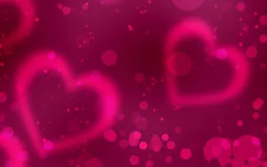 Embrace The Sweetness Of Love On Pink Valentine’s Day Wallpaper