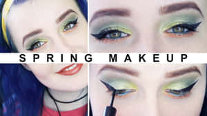 Embrace The Vibrant Spring Makeup Look Wallpaper