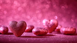 Embrace The Warmth Of Pink Love In Ultra Hd Wallpaper