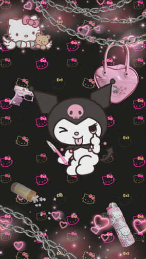 Embrace Your Emo Side With Hello Kitty Wallpaper