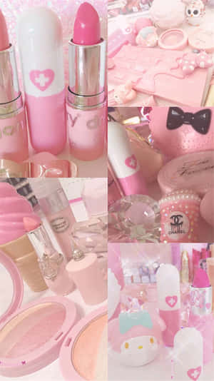 Embrace Your Femininity With Pink Makeup Wallpaper