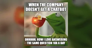 Embracing Customer Support In Memes Wallpaper