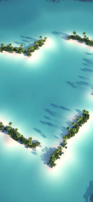 Embracing Love On A Serene Beach Wallpaper