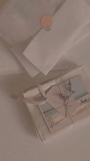 Embracing The Serenity Of Korean Beige Aesthetic Wallpaper