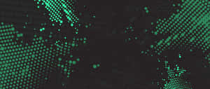 Emerald Dot Gradient Background Wallpaper