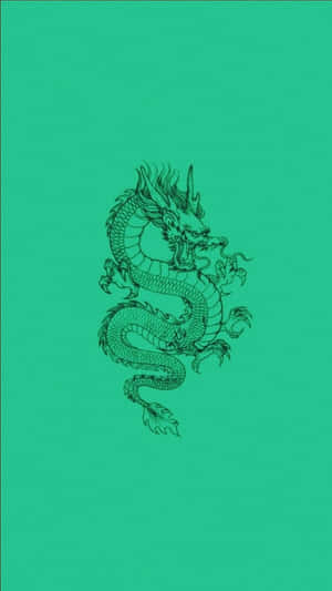 Emerald Dragon Artwork Wallpaper
