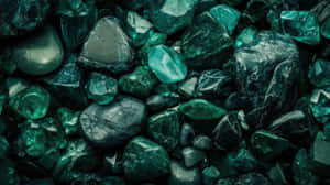 Emerald Gems Texture Wallpaper