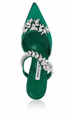 Emerald Green Manolo Blahnik Stiletto Wallpaper