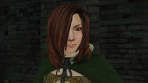 Emerald Herald In The World Of Dark Souls Wallpaper