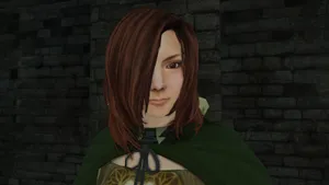 Emerald Herald In The World Of Dark Souls Wallpaper