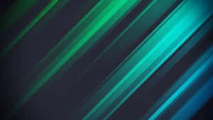 Emerald Teal Abstract Stripes Wallpaper