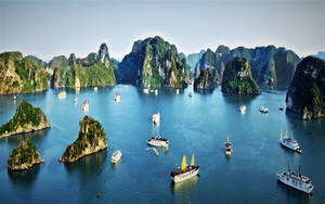 Emerald Waters Vietnam Wallpaper