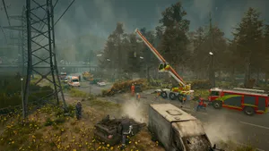 Emergency_ Response_ Simulation_ Scene Wallpaper