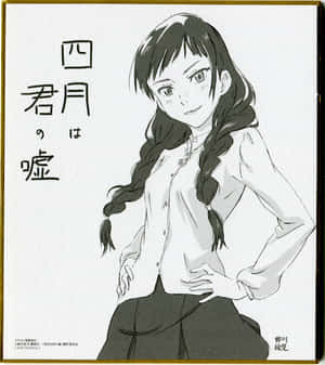 Emi Igawa Anime Character Sketch Wallpaper
