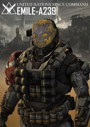 Emile From Halo Standing Strong Wallpaper