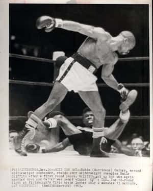 Emile Griffith Vs. Hurricane Carter Boxing Match Wallpaper
