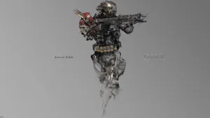 Emile's Impressive Presence In Halo Reach Wallpaper