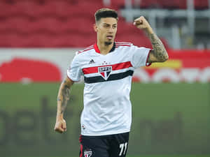 Emiliano Rigoni Sao Paulo F C Celebration Wallpaper