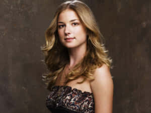 Emily Vancamp Elegant Portrait Wallpaper