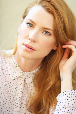 Emma Booth Portrait Soft Gaze Wallpaper