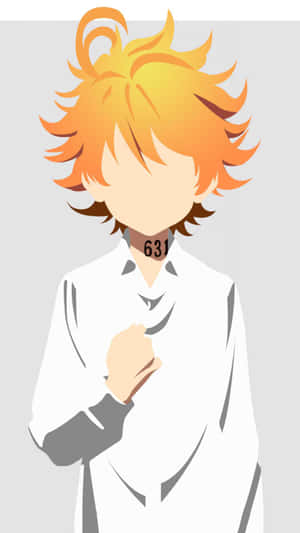 Emma From The Promised Neverland Anime, Standing Heroically Wallpaper