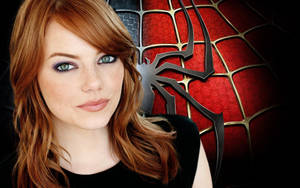 Emma Stone As Gwen Stacy In The Critically Acclaimed Spider-man Movie Wallpaper