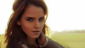 Emma Watson In A Fan Art Scene Wallpaper