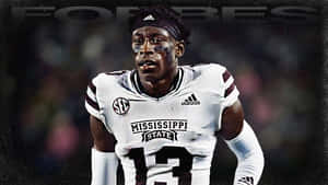 Emmanuel Forbes Mississippi State Football Player Wallpaper