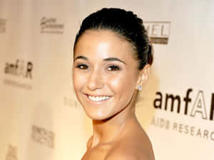 Emmanuelle Chriqui Posing Gracefully Wallpaper