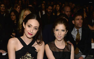 Emmy Rossum And Anna Kendrick Wallpaper