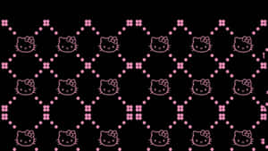 Emo Hello Kitty Wearing A Sad Expression Wallpaper