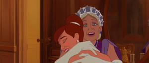 Emotional Anastasia And Grandma Wallpaper