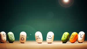 Emotional Eggs Expressive Faces Wallpaper